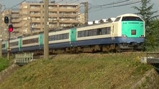 貴重な８両編成！485系3000番台R25+増結用付属編成