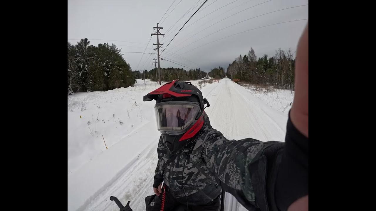 Gaylord,Mi Snowmobile trip YouTube