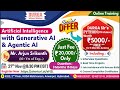 Artificial Intelligence with Generative AI &amp; Agentic AI Online Training @ DURGASOFT