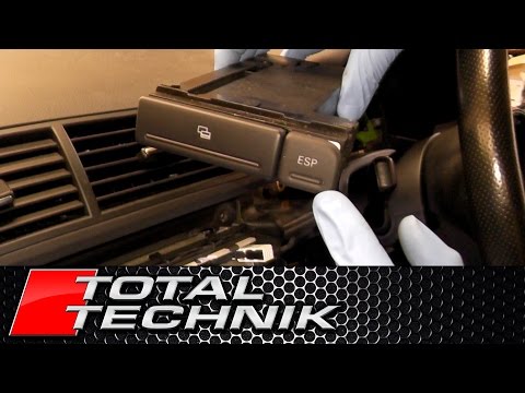 How to Remove ESP (Traction Control) Button - Audi A4 S4 RS4 - B6 B7 - 2001-2008 - TOTAL TECHNIK