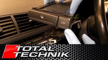 How to Remove ESP (Traction Control) Button - Audi A4 S4 RS4 - B6 B7 - 2001-2008 - TOTAL TECHNIK