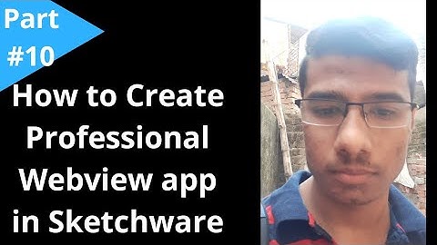 Professional Android App in Sketchware||How to Create Professional Webview app in Sketchware|Part 10
