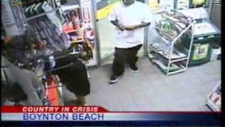 Caught On Camera: Man Steals Haitian Donation Box