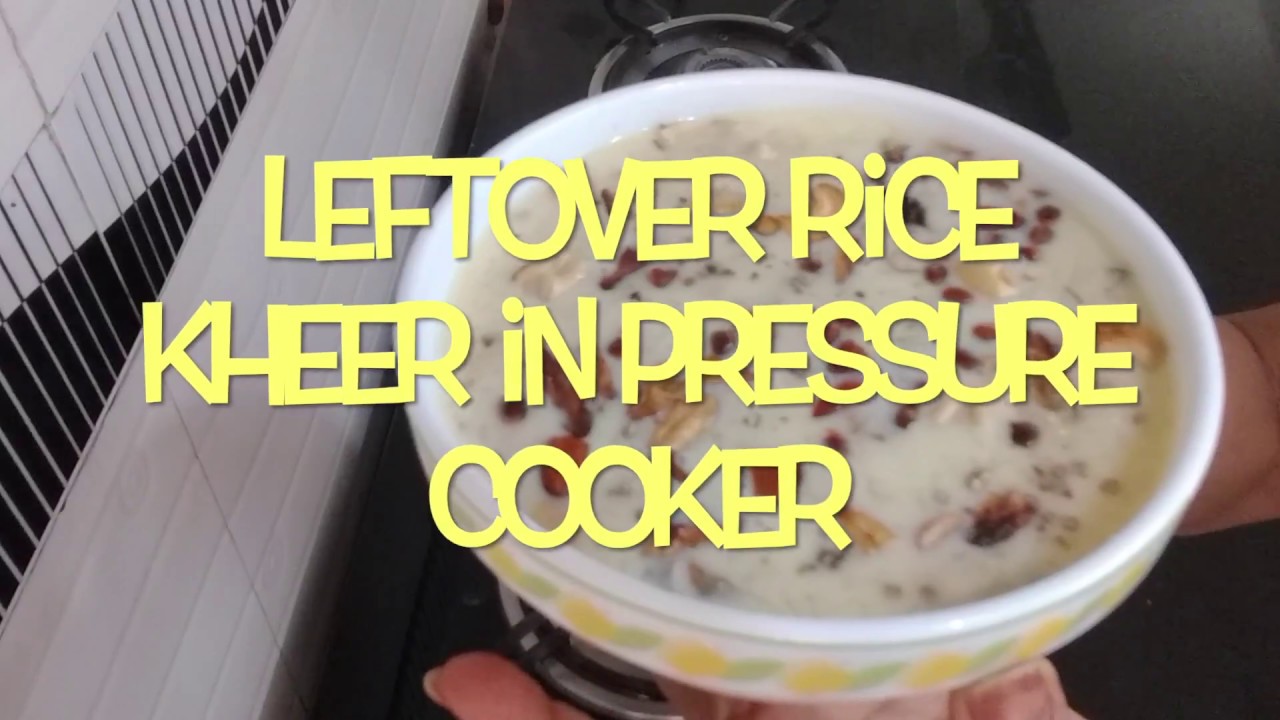 Rice Kheer in Pressure Cooker Recipe Payasam YouTube
