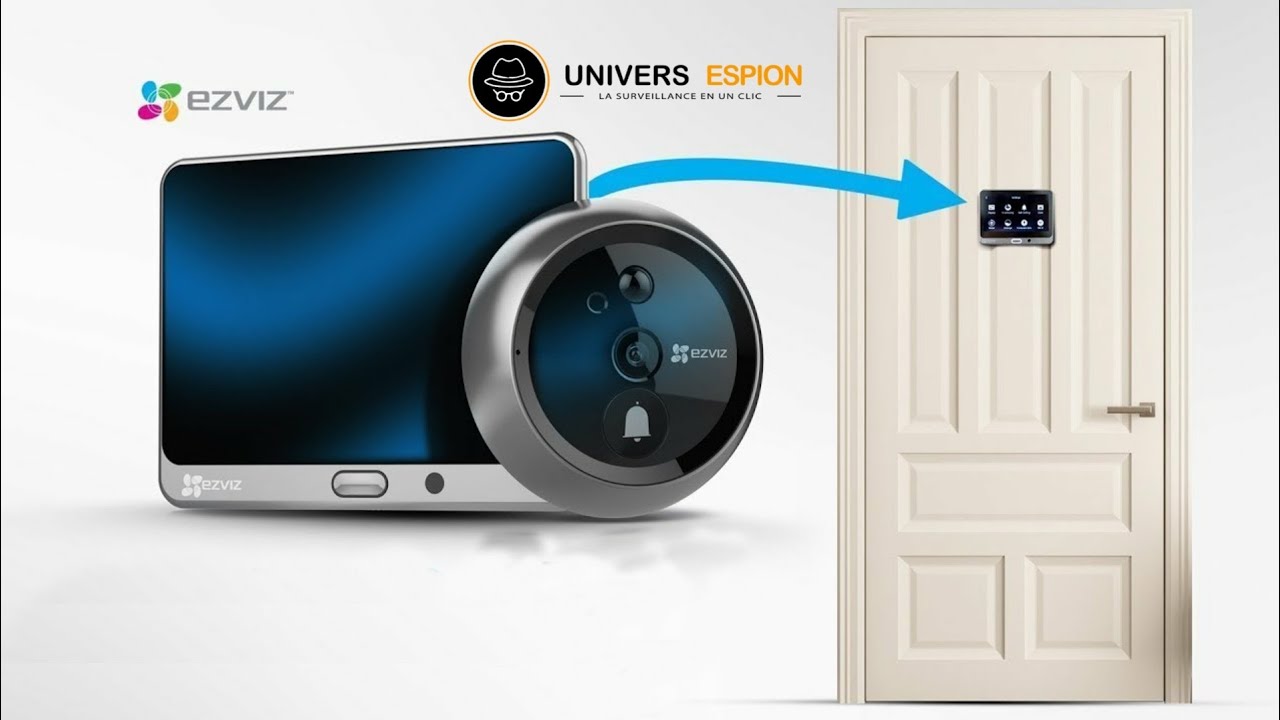 Judas Camera Wi-Fi - Camera de Porte Wi-Fi - Camera Doorbel Ezviz DP1C