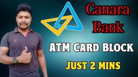 How to block Canara bank ATM card | Canara bank ATM card block by SMS | Star Online