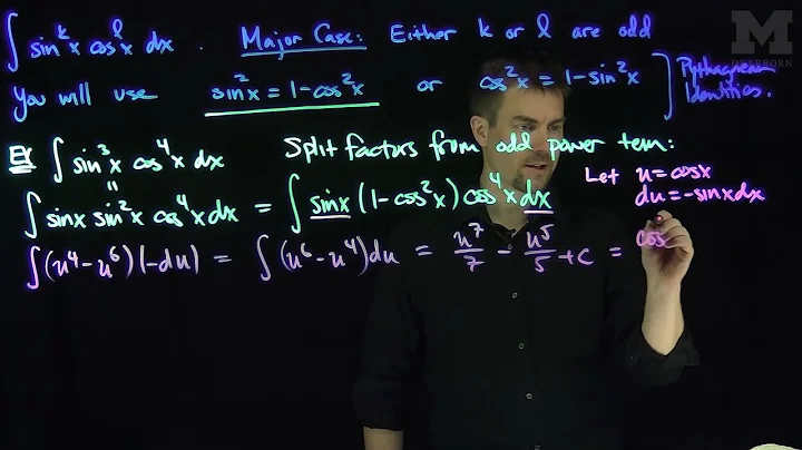 Integrating Odd Powers of sin(x) and cos(x)