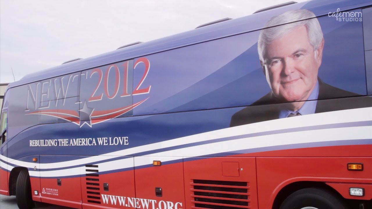 A Day on Newt Gingrich's Campaign Bus - Moms Matter 2012