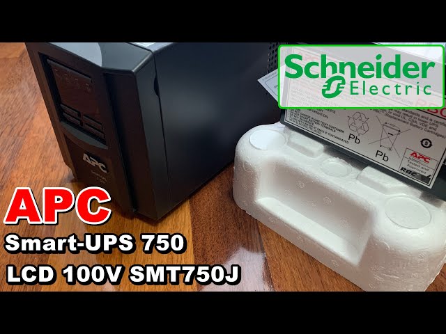 UPSのバッテリー交換 ( APC Smart UPS 750 LCD 100V SMT750J ) - YouTube