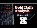 Gold Analysis For 3 Apr | XAUUSD Analysis Daily | Gold Analysis For Tomorrow | NFP Data Analysis