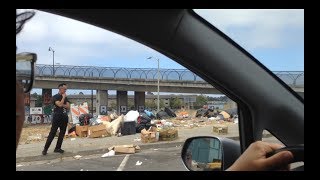 Homeless camps during the 2019 homelessness epidemic - crisis in
oakland, california