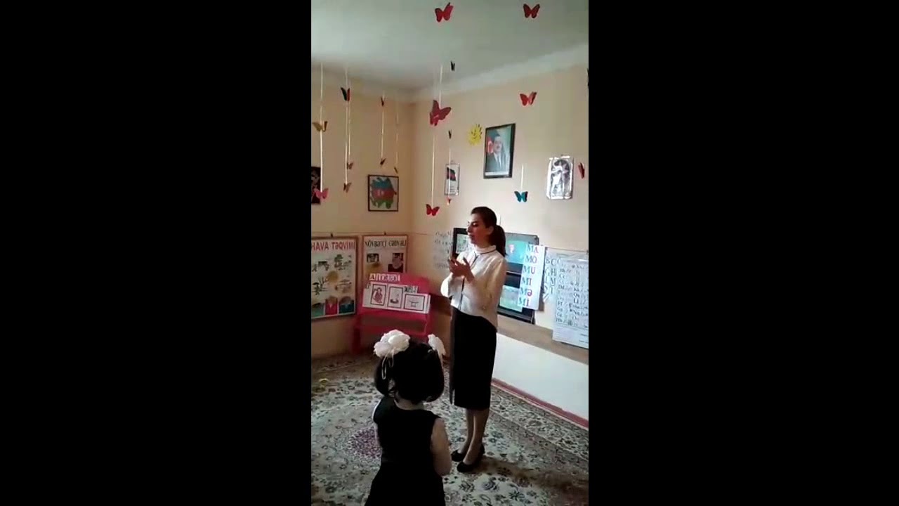 Saray 14 sayli bagca Savad teliminden aciq ders- Eliyeva Edelya