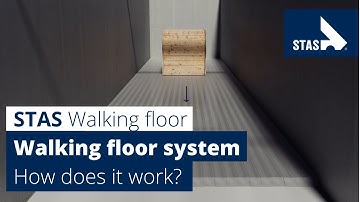 How does a walking floor trailer work?