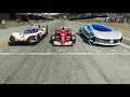F1 Ferrari F2004 Michael Schumacher vs Mercedes-Benz Vision AVTR vs Porsche 919 Hybrid EVO