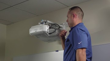 BrightLink 595Wi installation video - #7 Attaching the cables