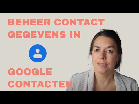 Video: Contacten