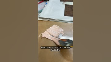 How Etching Printmaking Works ? #printmakimg #tutorial