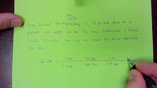 3 sample dosage problems