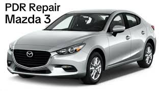 Mazda 3 PDR Repair удаление вмятин