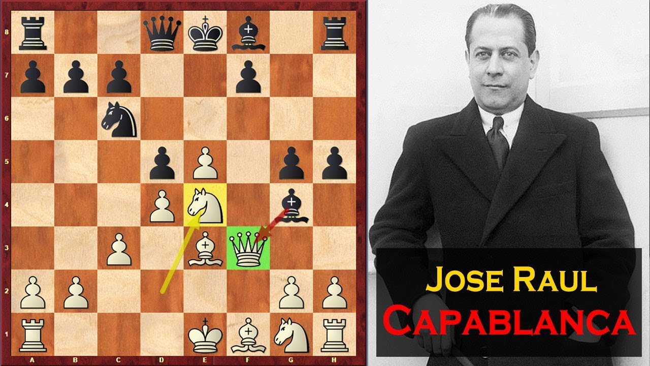 Capablanca sacrificed queen on 10th Move