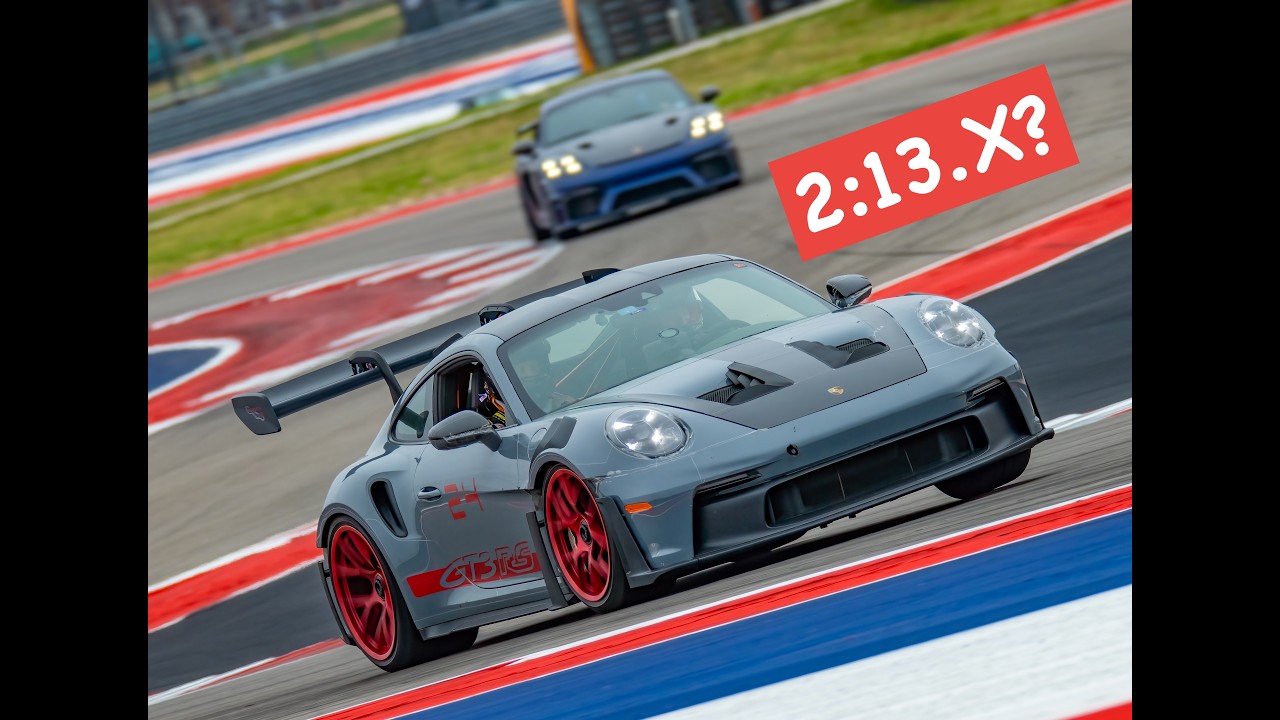 Chasing a 2:13 at COTA in a 992 GT3RS