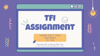 Y2S1 TFI Assignment Demo Video - Isabelle Pak Yi Shan (Revised [2. Data Scraping & Storing] + Demo)
