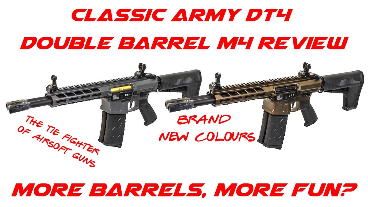 Classic armyデュアルバレル　DT-4 Classic Army (クラシックアーミー) DT-4 ダブルバレル M4 電動ガン