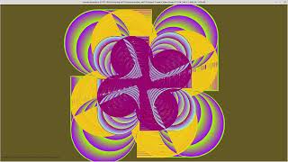 Joyous Mandala: 540 Degrees Angles, with 172.06, 344.12, 688.24, 1376.48 Crown Chakra Tones in F