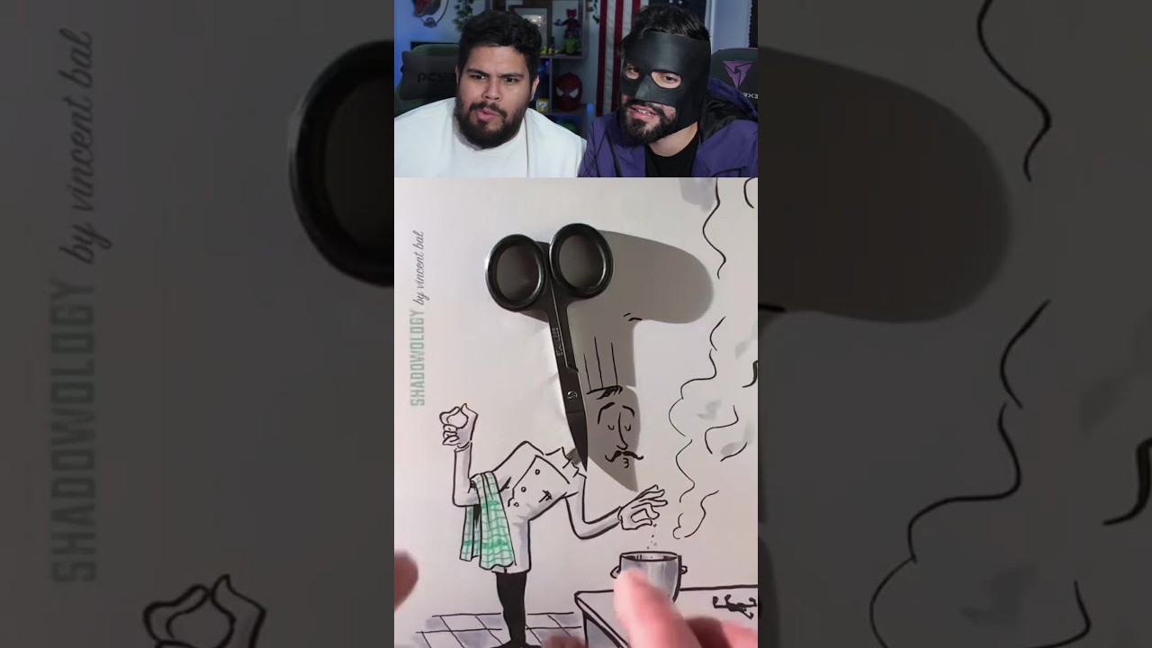 ARTE COM SOMBRAS! INCRÍVEL!