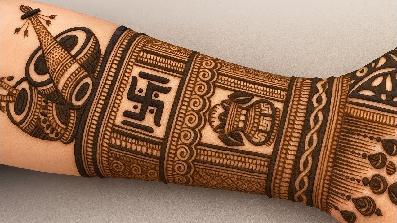 Most Beautiful Bridal Mehndi Design Ever 😍 | Full HD Step By Step