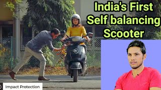 IIT Startup made India's First Self Balancing Electric Scooter 🔥 MADE IN INDIA