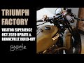 Triumph Visitor Experience October 2020 What has changed? Plus Bonneville build off bikes.
