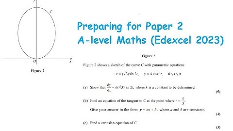 Preparing for Paper 2 A-level Maths (Edexcel 2023)