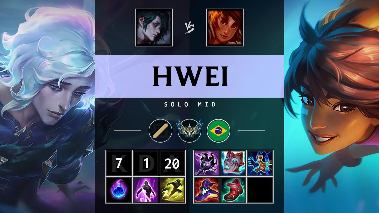 Hwei Mid vs Taliyah - BR Challenger Patch 25.18