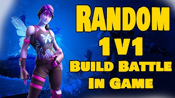 Fortnite 1v1 Build Battle With Random Player In A Pubs Game