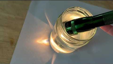 Water Glass Rainbow Experiment