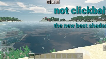 The new best shader for mcpe Yssbe shader