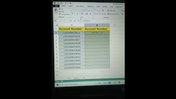 #shots #video excel me aadhar and account number hide kaise kare.