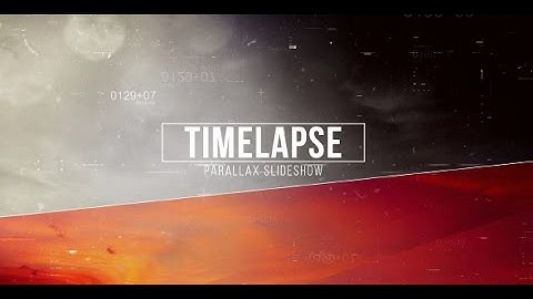 Timelapse Parallax Slideshow (After Effects template)
