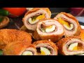 Rollitos de pechuga de pollo - ¡Perfectos para los cumpleaños! - ¡Fácil y rápido!
