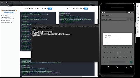 Solving OWASP UnCrackable Android App Level 1 with Runtime Mobile Security (RMS) 📱🔥