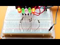 asynchronous blinking LEDs with an arduino