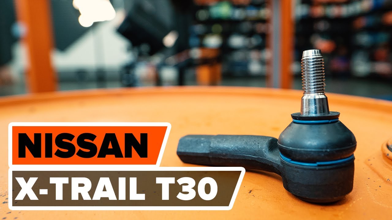 Как да сменим кормилен накрайник на напречната кормилна щанга на [NISSAN  X-TRAIL T 30] - YouTube