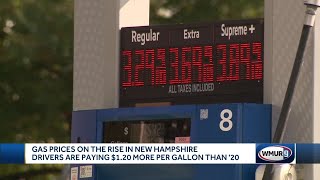 Gas prices rising in New Hampshire