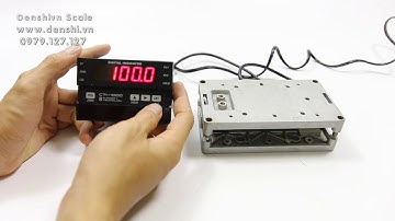 Hướng dẫn calibration đầu cân CTI-1000 - Cân điện tử Denshivn