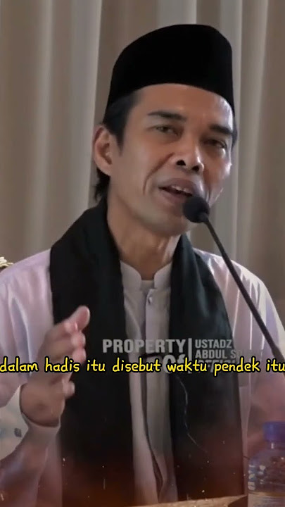 Tanda Akhir Zaman: Waktu semakin pendek. Begini maksudnya #shorts #uas #ustadzabdulsomad