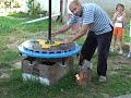 Generator Eoliana cu Ax Vertical - Home made Vertical axis wind turbine - Gheraseni - Romania