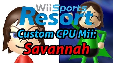 Wii Sports Resort: Custom CPU Mii - Savannah