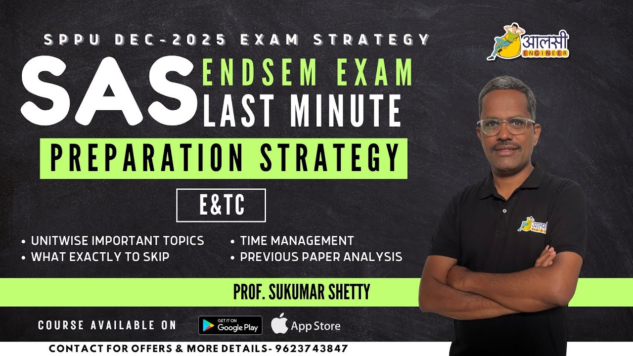 Signals & Systems EndSem Strategy: What to Skip & Last-Minute Hacks | SPPU DEC 2025 Aalsi Engineer |