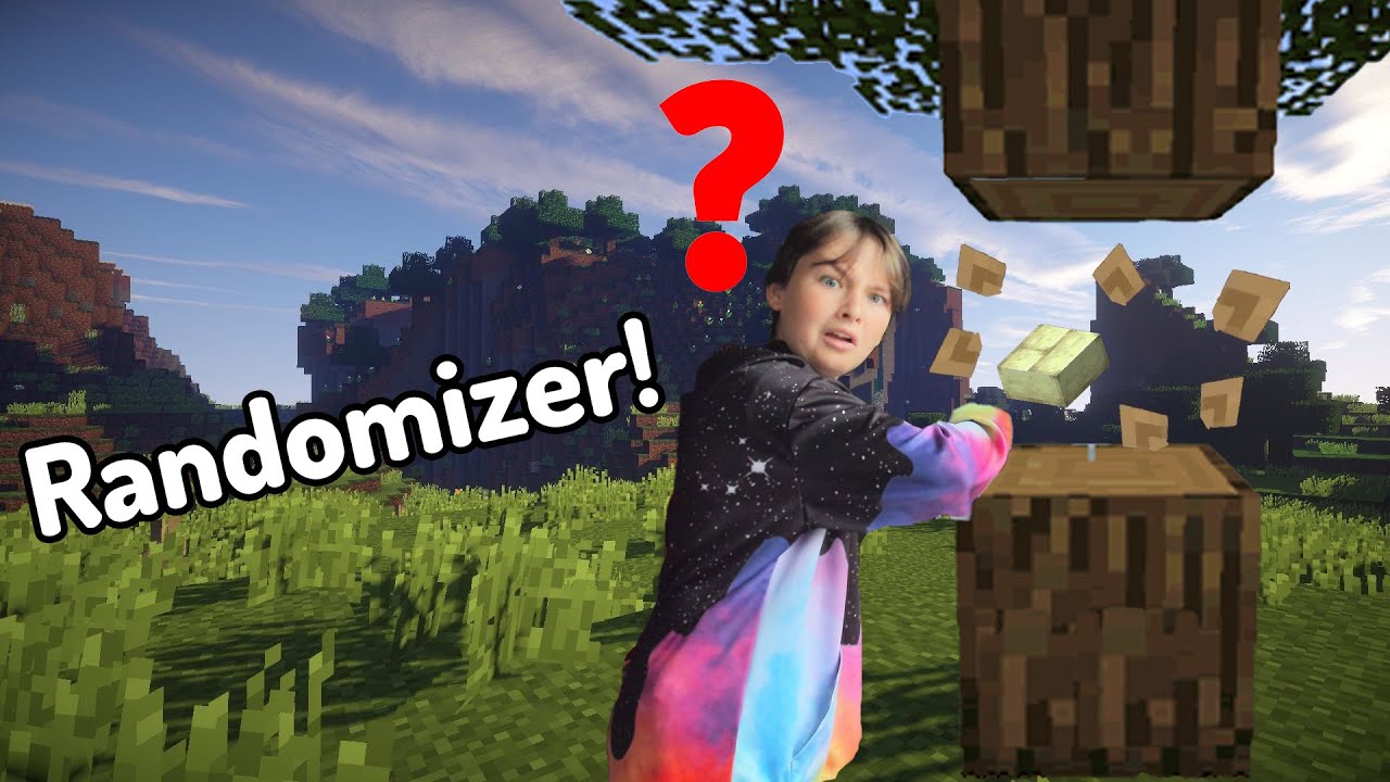 Minecraft but everything is RANDOM - YouTube